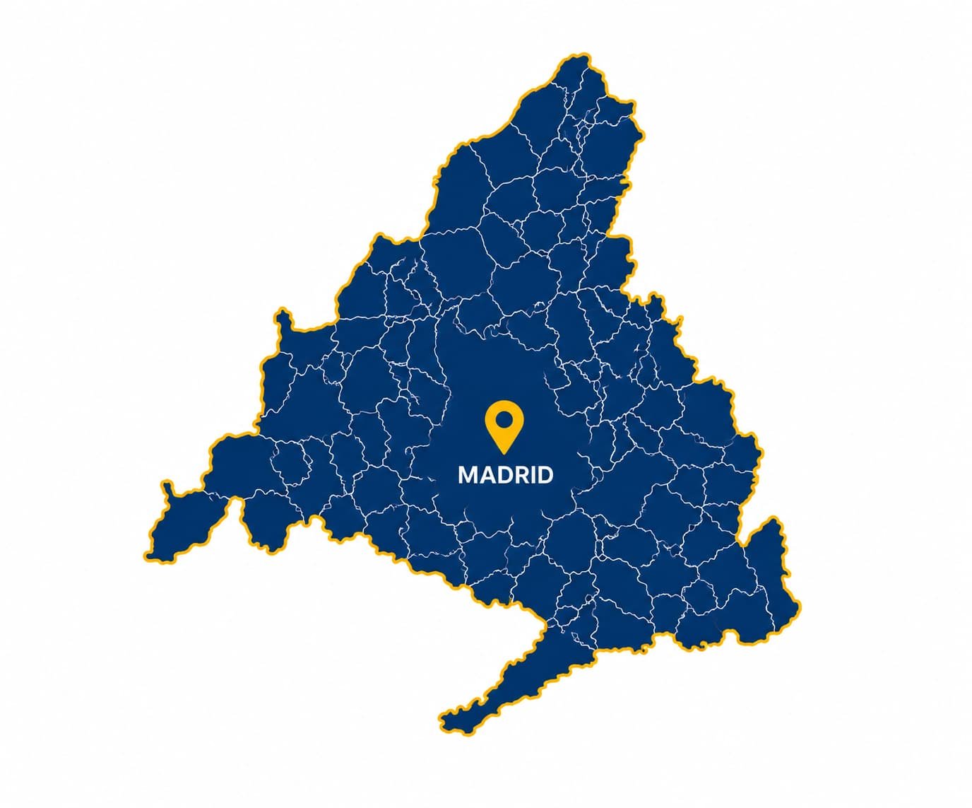Mapa de la Comunidad de Madrid