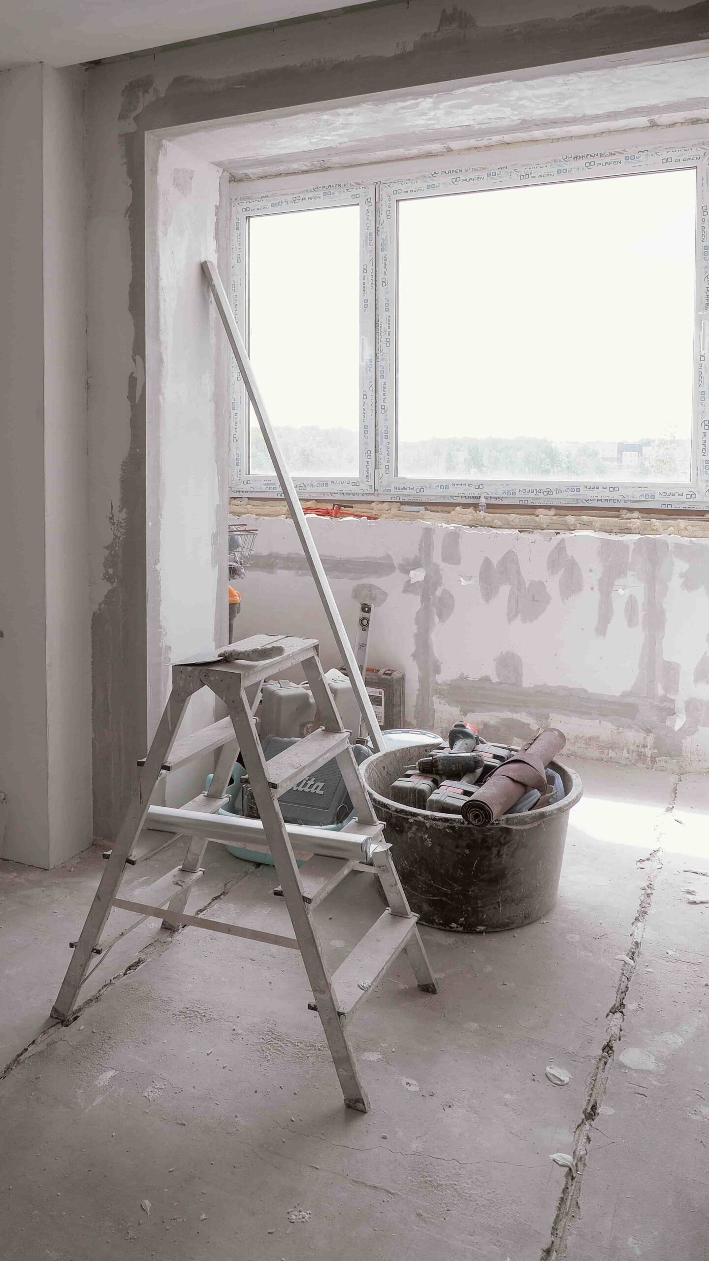 Reforma eléctrica en vivienda en proceso de obra